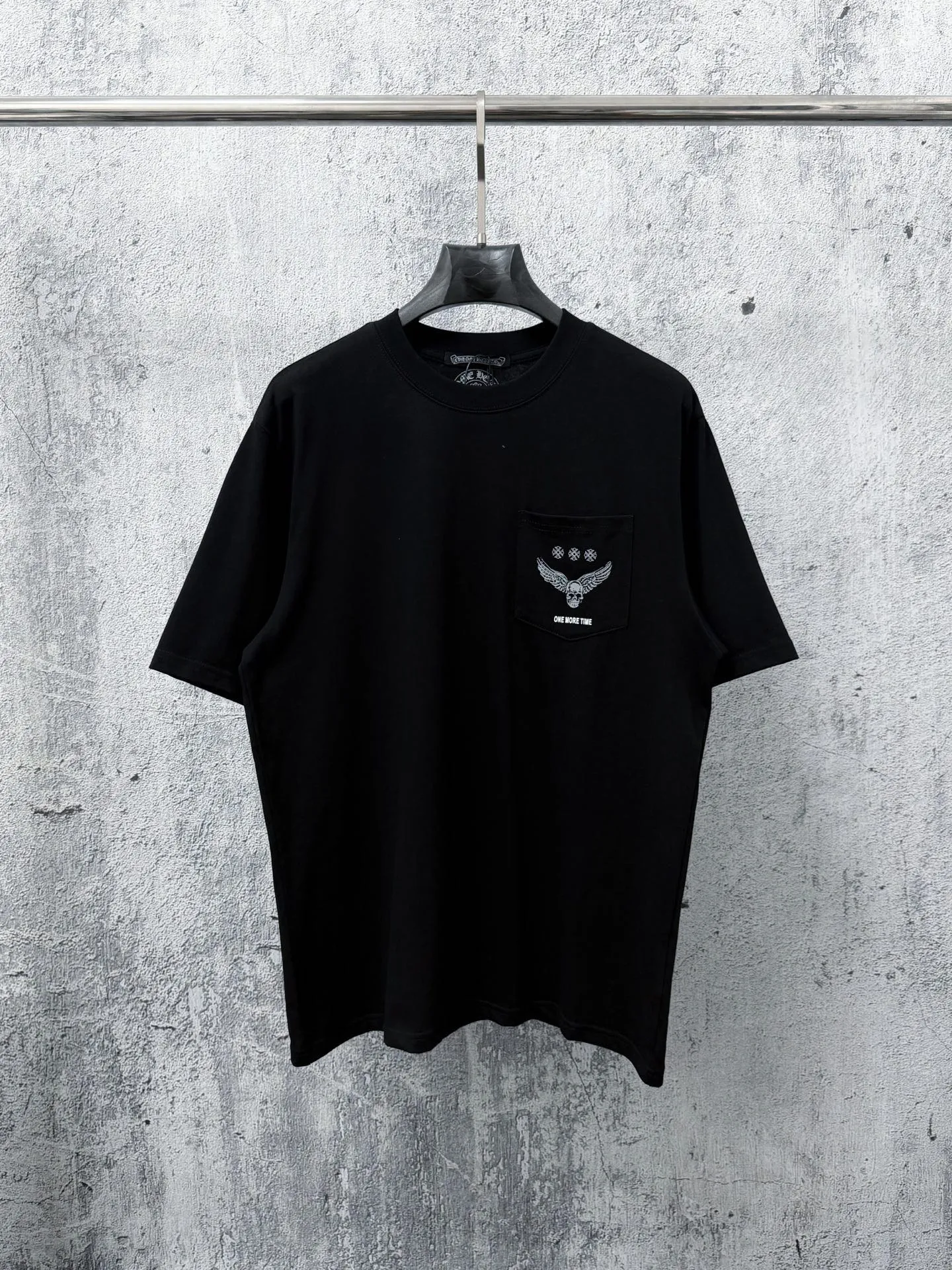 【Chrome Hearts】 25ss T Same Style T Versatile : Black White Size：S-XL